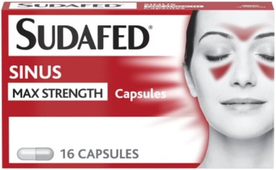 SUDAFED SINUS MAX STRENGTH 16'S